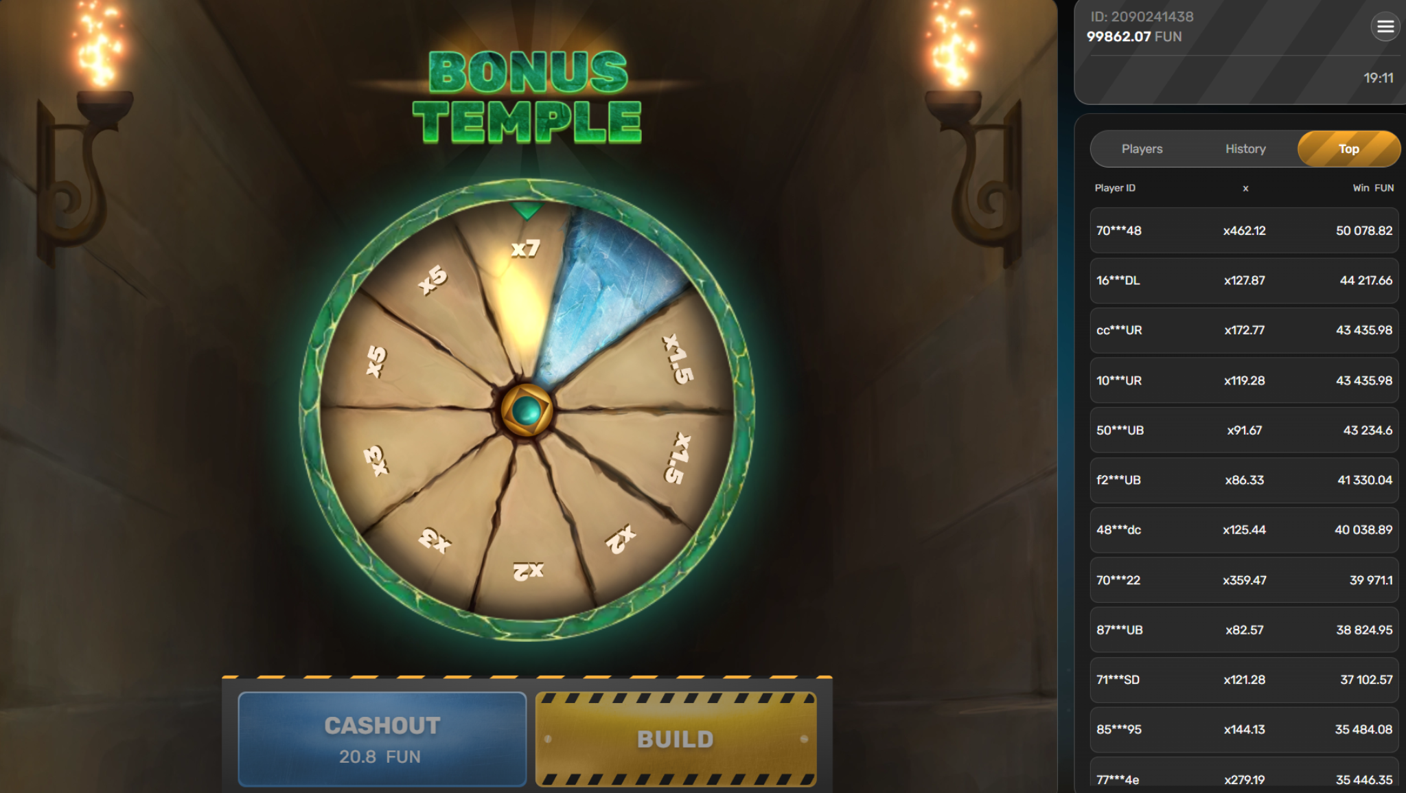 Tower Rush Bonusfunktionen